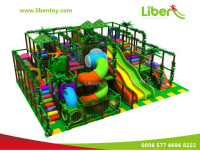 Kindergarten Indoor Amusement playground With Big Slide